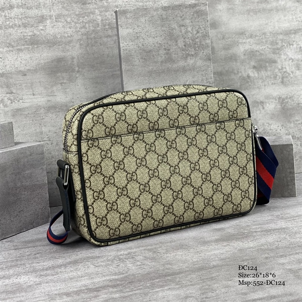 Túi đeo chéo nam hiệu GUCCI Đen GC04 - LOUIS KIMMI STORE